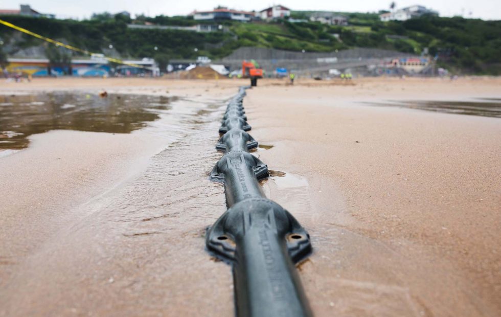 The Marea transatlantic internet cable.